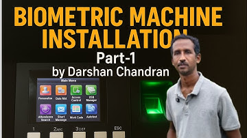 Biometric മെഷീൻ ഇൻസ്റ്റല്ലേഷൻ ട്യൂട്ടോറിയൽ. by ദർശൻ ചന്ദ്രൻ | DK Networking solutions 