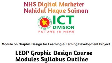 LEDP Graphic_Design Course Outline/Syllabus.Learning and Earning Development Project-LEDP