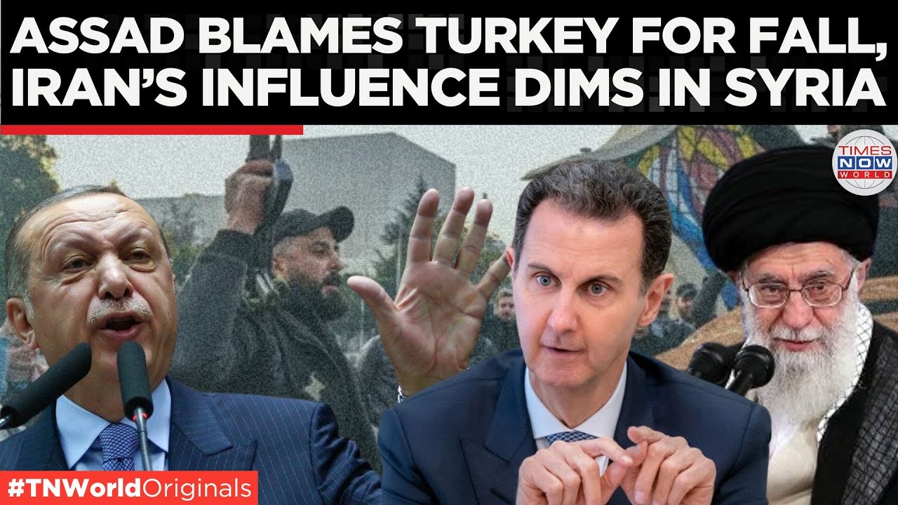 Assad Accuses Turkey Of Backing Rebels Amid His Ouster | Times Now ...