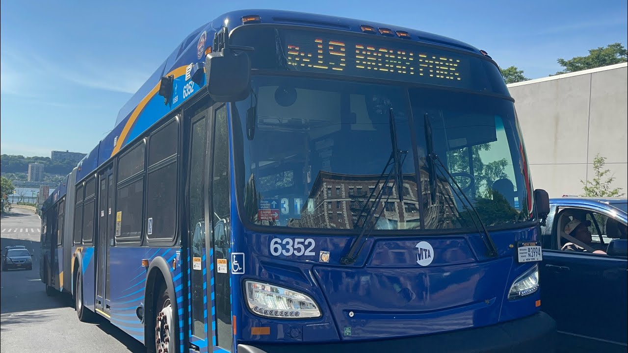 2025 New Flyer XD60s 6352/6342 on the Bx19 at 145th Street