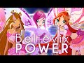 Winx Club | Believix Transformation with POWER Colours! (+ SONG REMIX)