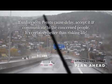 Plan Ahead — Spiritual Life Skills #shorts