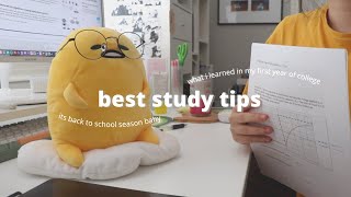 back to school study tips (things i learned in my 1st year of university)
