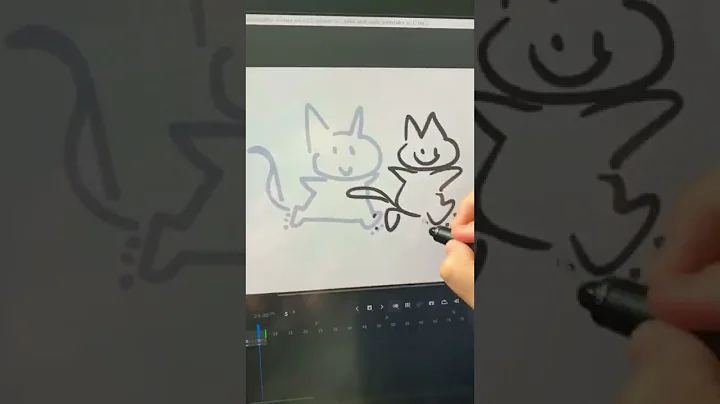 Quick 3 min Adobe Animate Workflow Tutorial | for a friend who wants to animate a cat (shot w phone)