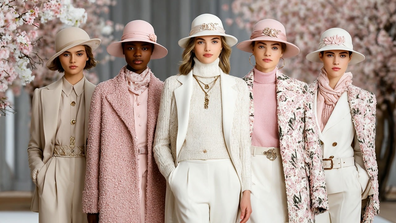 Dior Spring/Summer 2026 | Blush Pink & Warm Ivory – Soft Luxury