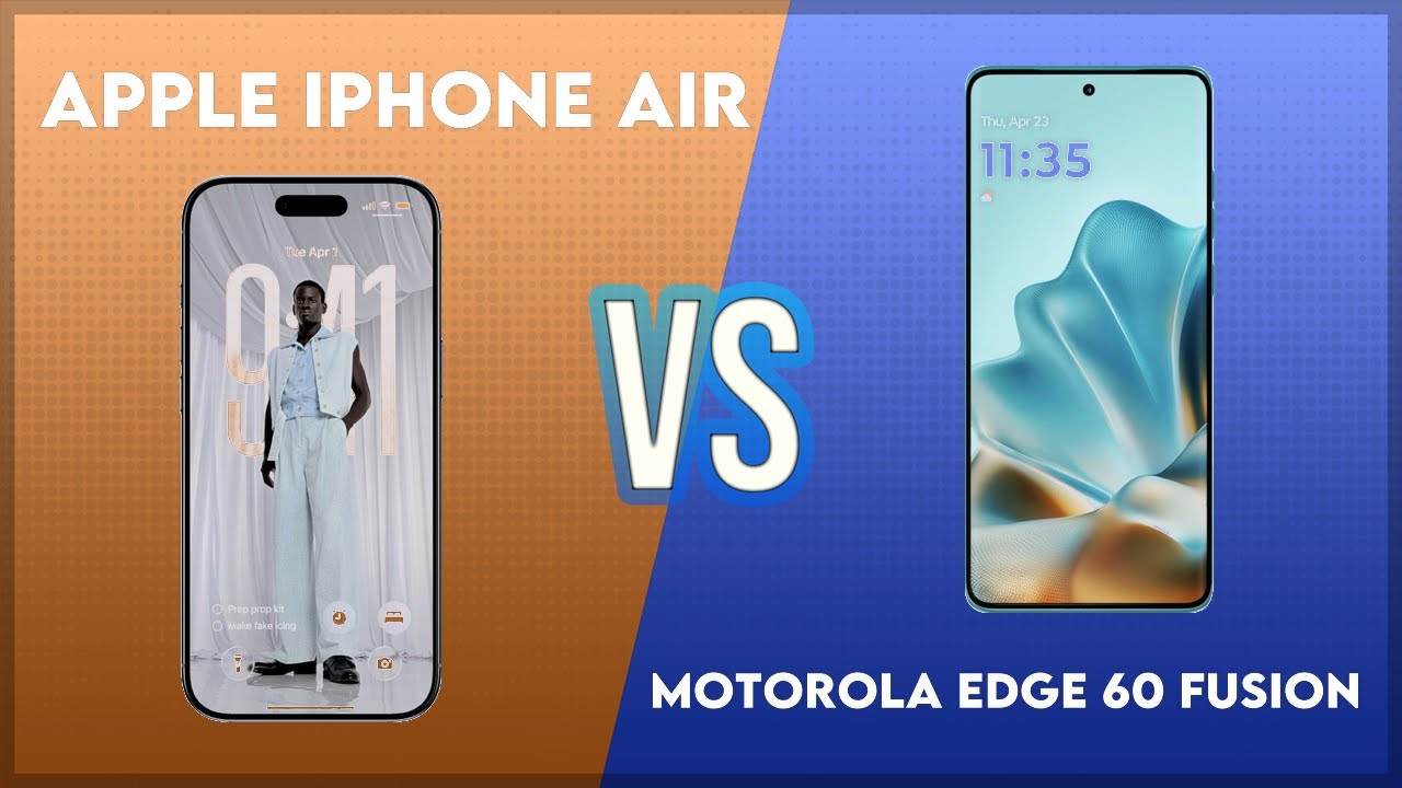 Apple iPhone Air vs Motorola Edge 60 Fusion Technical Comparison
