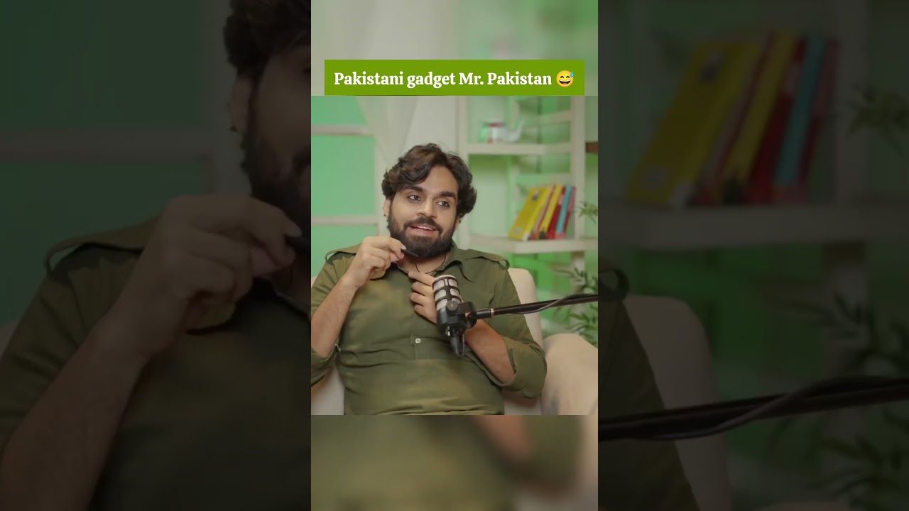 Pakistani gadget Mr. Pakistan 😅 #podcast #podcastclips #satishray #trending #comedy #shorts