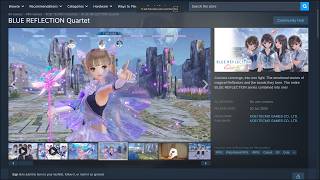 Checking Blue Reflection Quartet's System Requirements before Release...
