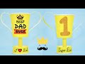 Easy Father’s Day Trophy DIY Step by Step Tutorial | Father’s Day Crafts Ideas For Kids | 父親節獎杯DIY