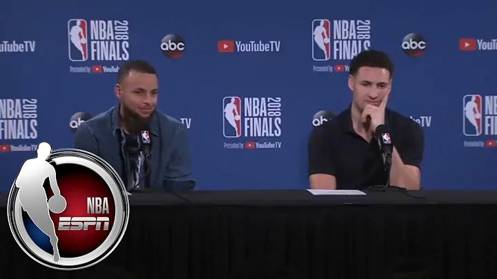 [FULL] Klay Thompson and Steph Curry full of compliments after Game 2 win | NBA on ESPN
