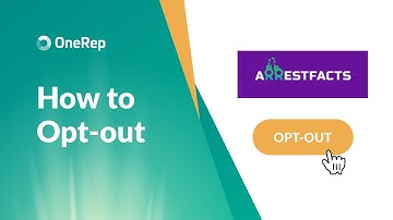 HOW TO OPT OUT OF ARRESTFACTS.COM VIDEO GUIDE BY ONEREP