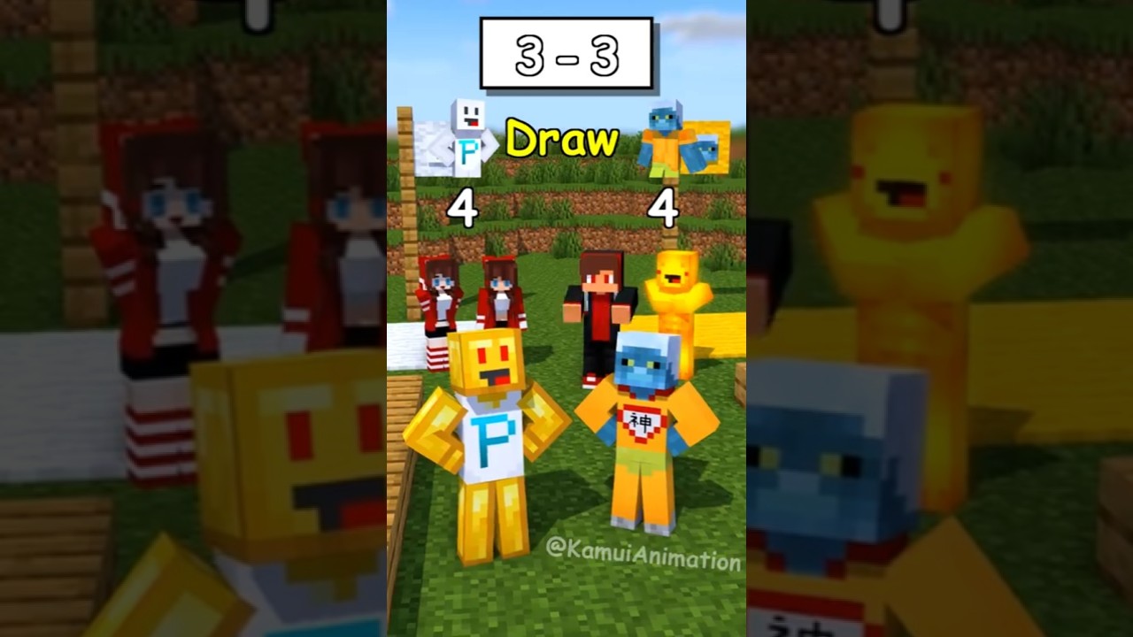 Kamui Team vs Pearl Team🔥- MAIZEN Minecraft Animation #shorts