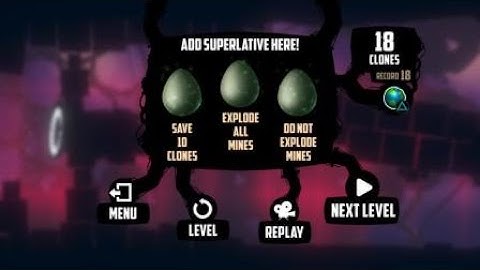 BADLAND Doomsday-Level 8 Blockworks (Single player): 10 clones+do not explode mines mission