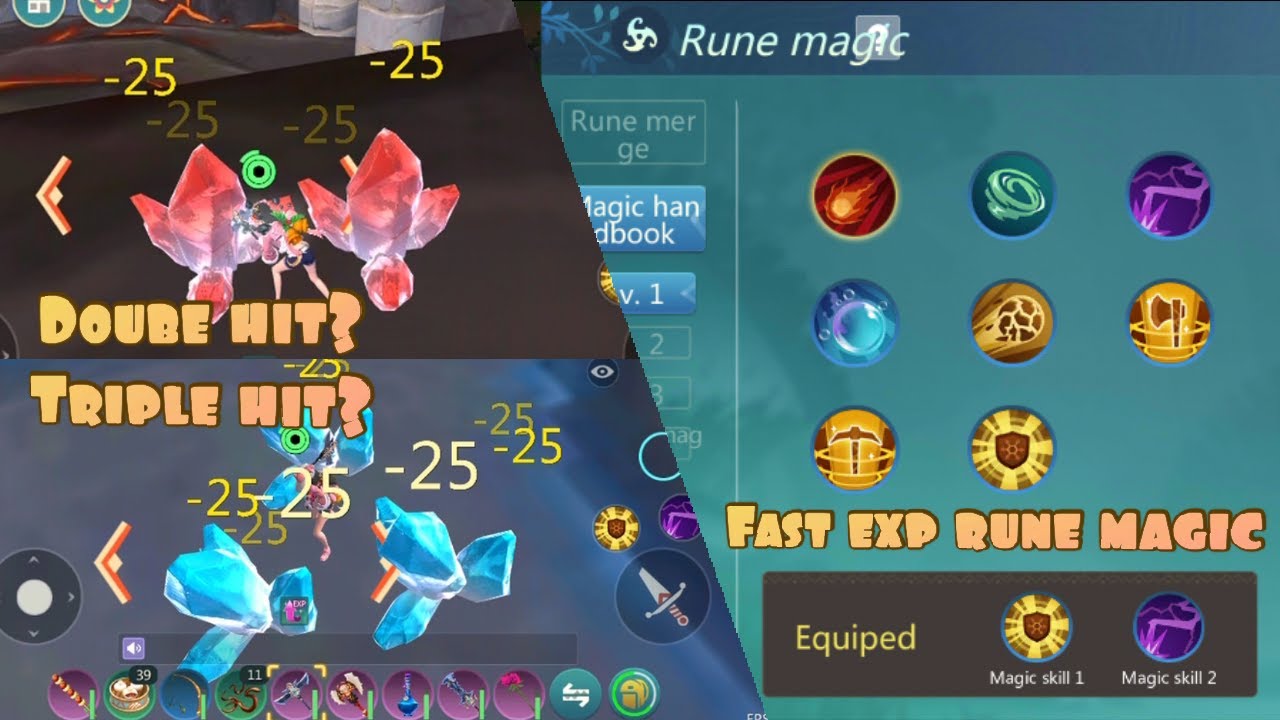 Tips & trick to get fast exp magic rune utopia origin - YouTube