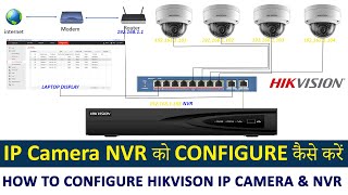 hikvision nvr & ip camera  setup | hikvision nvr setup & quickly adding ip camera
