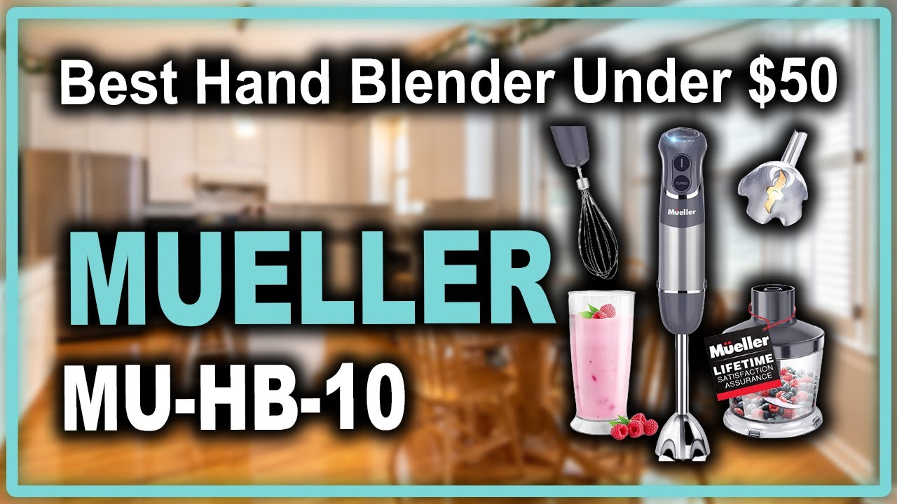 Mueller Austria Smart Stick MU-HB-10, 3 In 1 Hand Blender, Blend, Whisk,  Chop