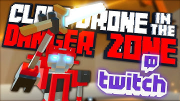 THE GREATEST ROBOT EVER CREATED! (maybe..) - Clone Drone In The Danger Zone Twitch Mode Gameplay