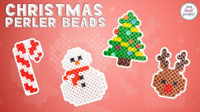 LAYERED Perler Bead DIY Christmas Ornaments