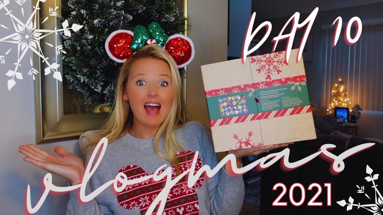 VLOGMAS DAY 10 | DISNEY ORNAMENT PIN ADVENT CALENDAR! | December 2021