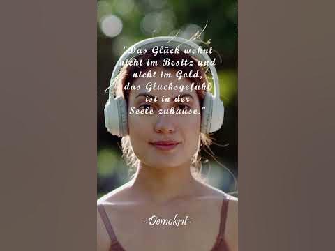 "Das Geheimnis des Glücks" Weise Zitate YouTube