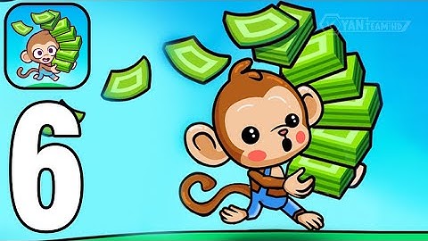 Monkey Mart - Gameplay Walkthrough Part 6 Tutorial Upgrade Mart (Android,iOS)
