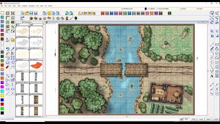 Live Mapping: Outdoors Battle-map with DD3