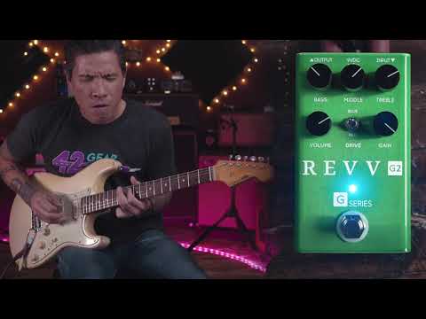 REVV G2 Overdrive/Distortion pedal - demo by RJ Ronquillo