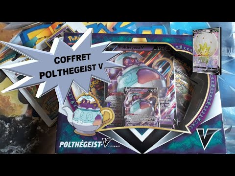 Opening of the Pokemon Polthégeist V box and a Bibichut Tripack, pokemon cards!