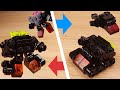 How to build mini LEGO transformer mech arranged rescue boy - speed up version&power up version