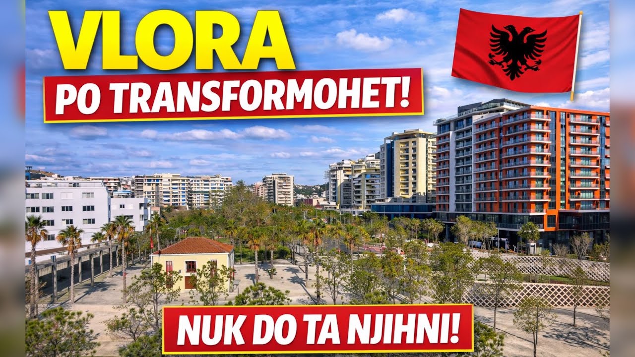 “Çfarë po ndodh me Vlorën? Nga Sheshi i Flamurit në Lungomare – Pamje që duhet t’i shihni!”🚗🎼