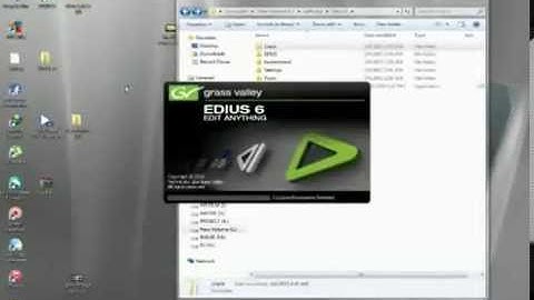 how to setup edius 6 mpeg1video