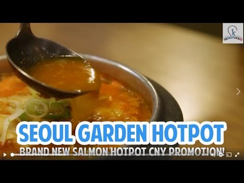 New Salmon Dish At Seoul Garden Hotpot This Cny Youtube