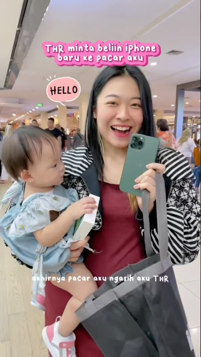 minta beliin iphone ke pacar aku! #baby #minivlog #yuka #iphone #shopping #vlog #family #comedy