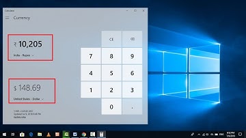 How to Use Calculator as a live Currency Converter on Windows 10 2018