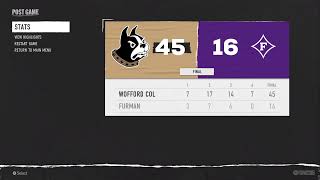 FCS 2024 week 1 Southern Conference