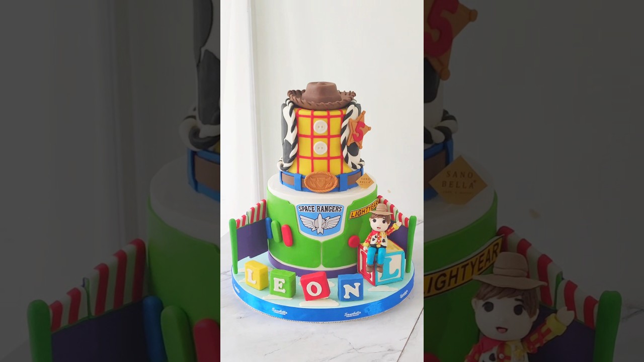 TOY STORY themed cake! #toystory #toystorycake #cakedecorating #birthdaycake
