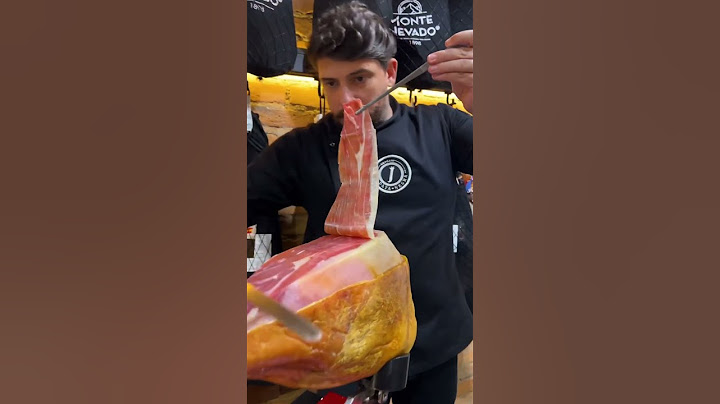 Começando a semana da forma que a gente gosta. Vai uma fatiazinha de jamón?