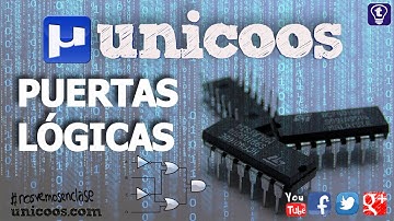 Puertas lógicas AND OR NOT NAND NOR unicoos tecnología