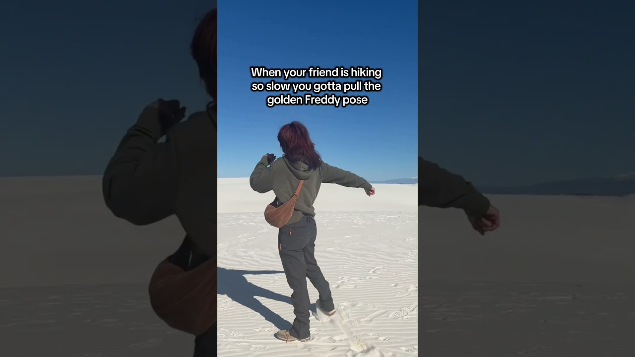#hiking #outdoors #newmexico #whitesands #nationalpark #funny #unhinged #taiwanese #asian #adventure