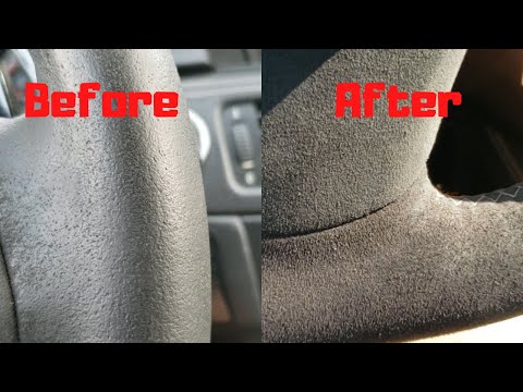 Como: Limpar um volante Alcantara / Suede