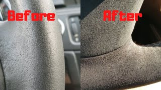 How To: Cleaning an Alcantara/Suede Steering Wheel