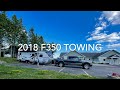 Towing a travel trailer with F350