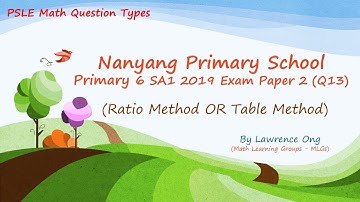 PSLE Math Question Types