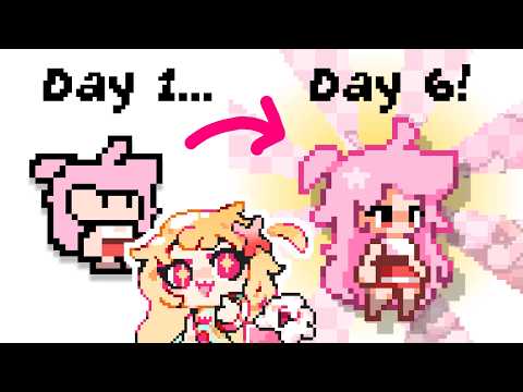 How to IMPROVE your Character in 6 DAYS (Pixel Art BEGINNERS) thumbnail
