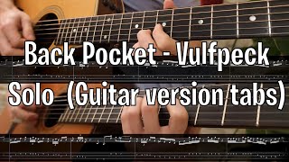 Vulfpeck - Back Pocket solo (guitar tabs 🎸) #vulfpeck