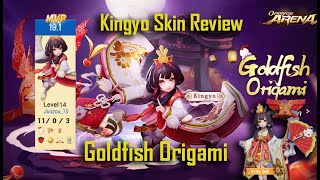 Kingyos Dfish Origami Skin Review Onmyoji Arena Kingyo Ranked Gameplay