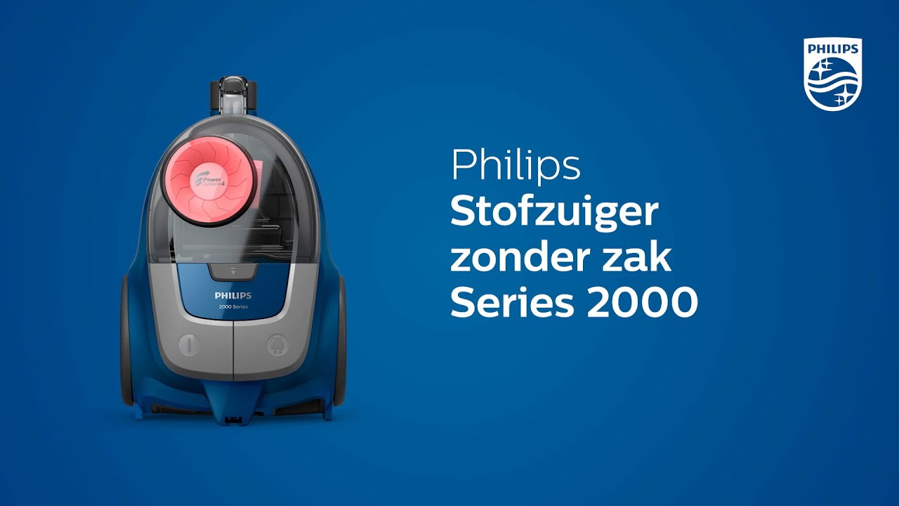 Trein tandarts Kwaadaardig Philips Stofzuiger zonder zak Series 2000 - product video - YouTube