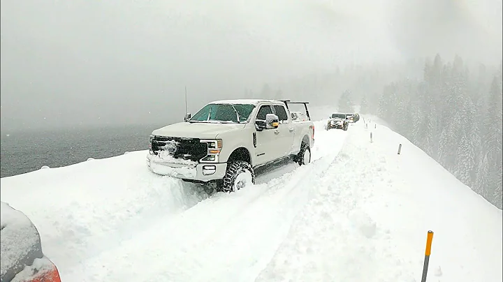 F250 SNOW WHEELING ADVENTURE! ❄️❄️ part #1