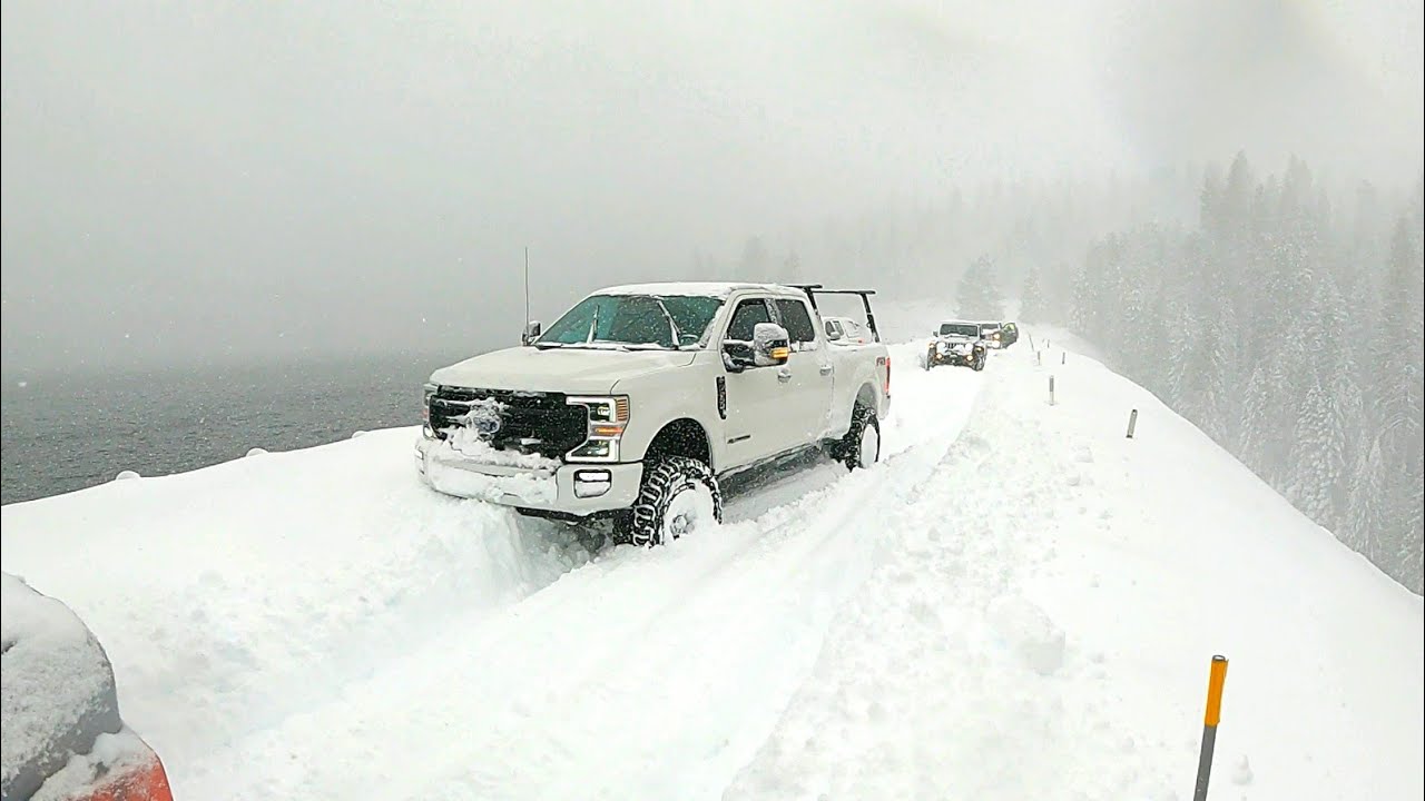 F250 SNOW WHEELING ADVENTURE! ❄️❄️ part #1