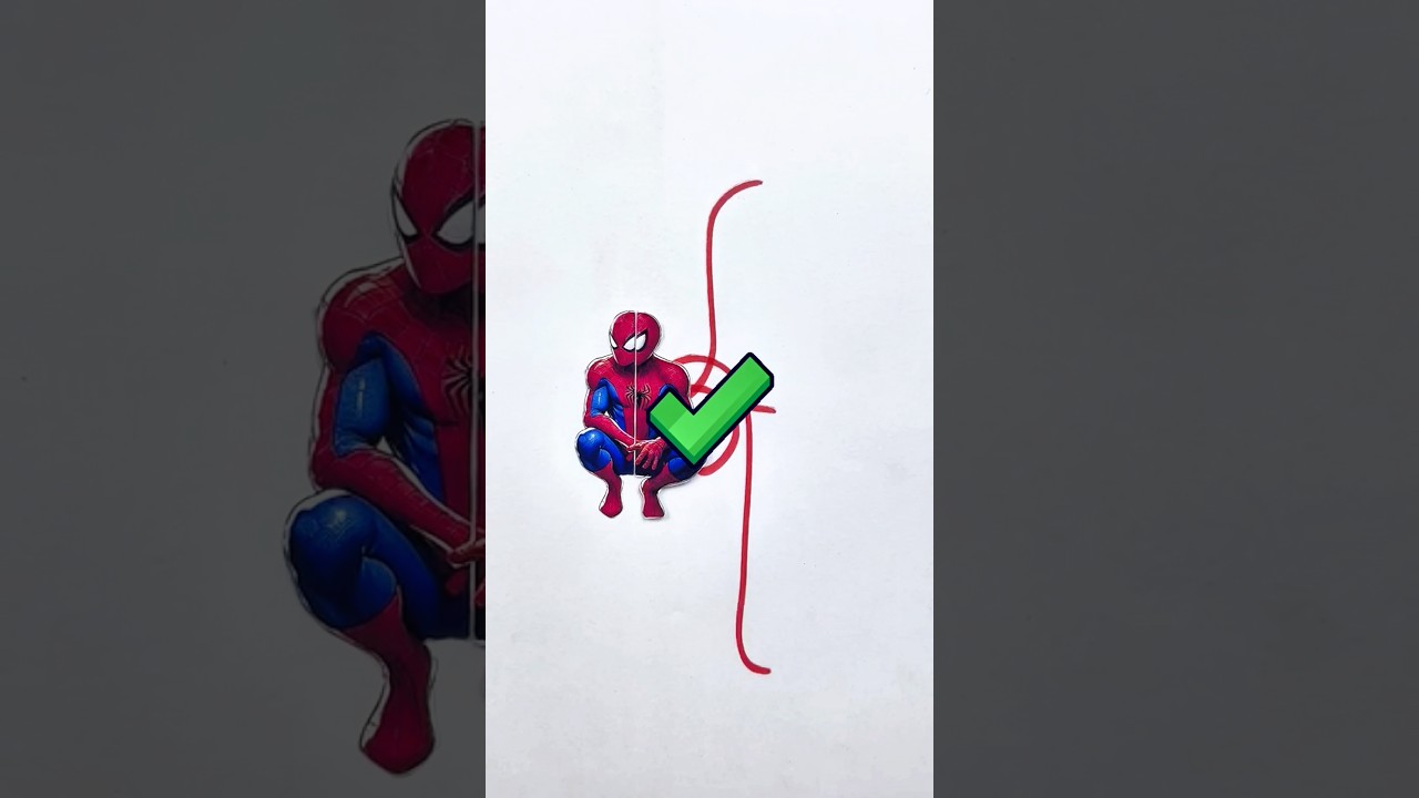 SpiderMan Brand New Day Line Connect Matching Puzzel #spiderman #brandnewday #shorts #